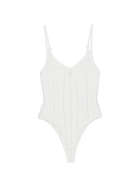 ELISABETTA FRANCHI ribbed bodysuit