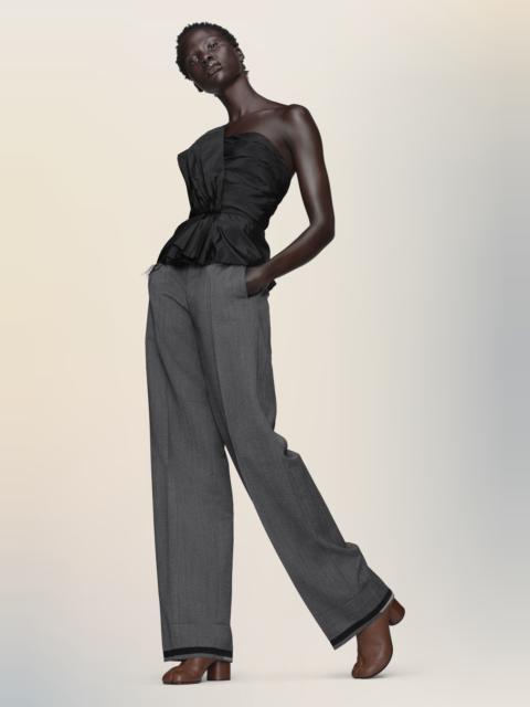 Maison Margiela Asymmetric draped top