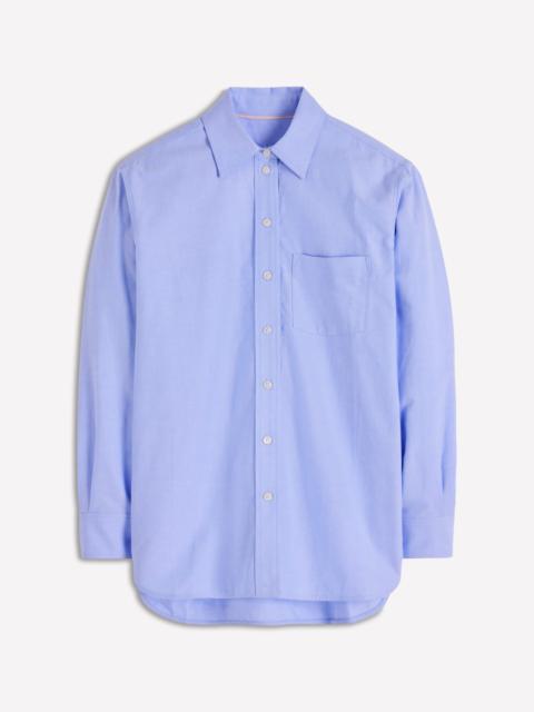 BODEN Sadie Relaxed Cotton Shirt-Blue Oxford