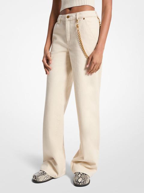 MICHAEL KORS Relaxed Wide-Leg Jeans