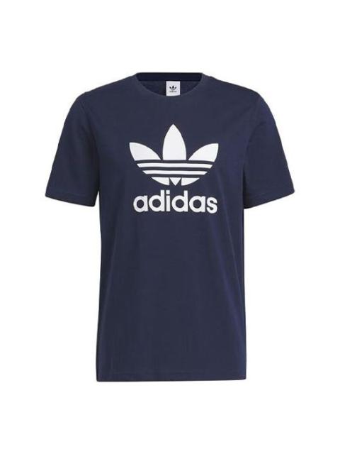adidas adidas originals Adicolor Classics Trefoil T-Shirt 'Night Indigo' IA4814