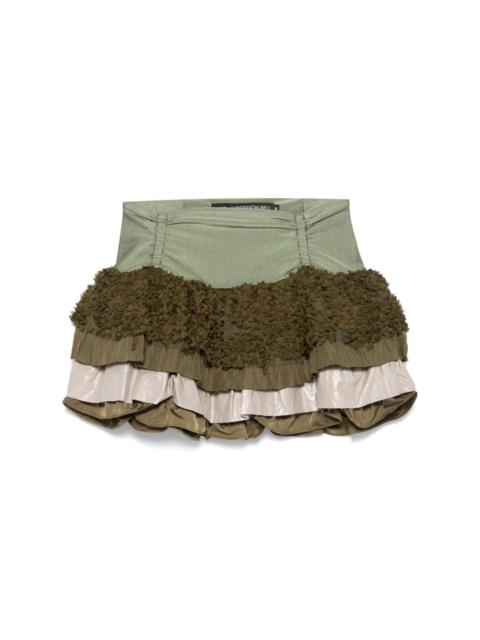 Andersson Bell LEOPARD WRAP SKIRT PANTS / KHAKI | REVERSIBLE