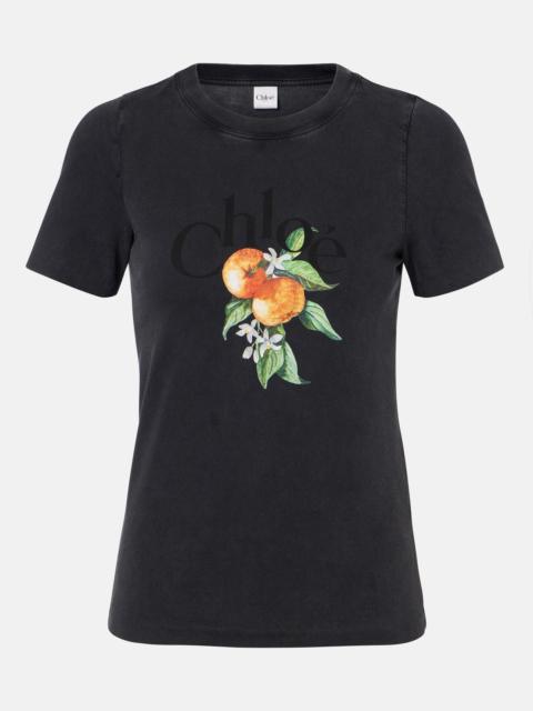 Chloé Printed cotton T-shirt
