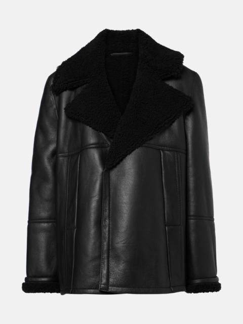 Victoria Beckham Shearling peacoat