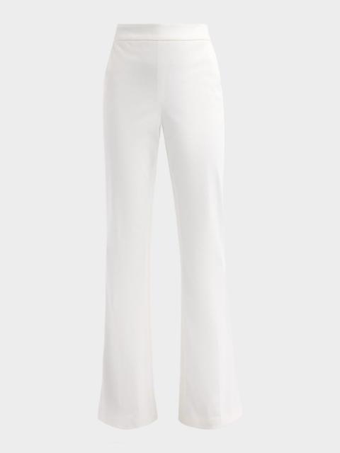 SIMKHAI Gia Cotton-Blend Kick-Flare Pants