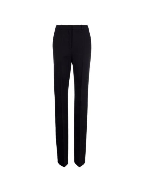 MACH & MACH pressed-crease tailored-cut trousers