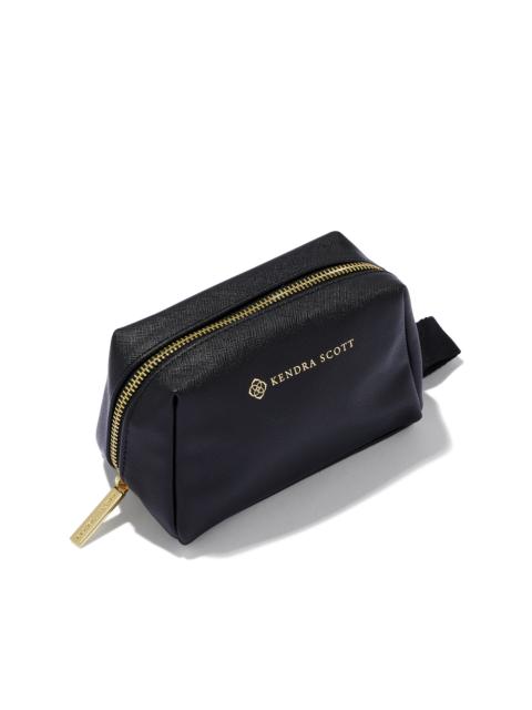 KENDRA SCOTT Small Cosmetic Zip Case in Black