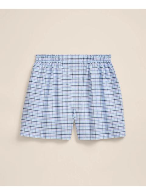 Brooks Brothers Cotton Oxford Check Boxers