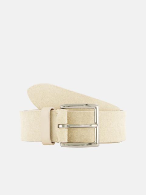 Vince Men's Liam 35mm Leather-Loop Suede Belt