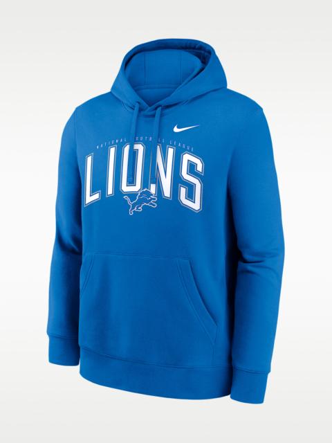 Nike Detroit Lions Club Men's Nike NFL Pullover Hoodie