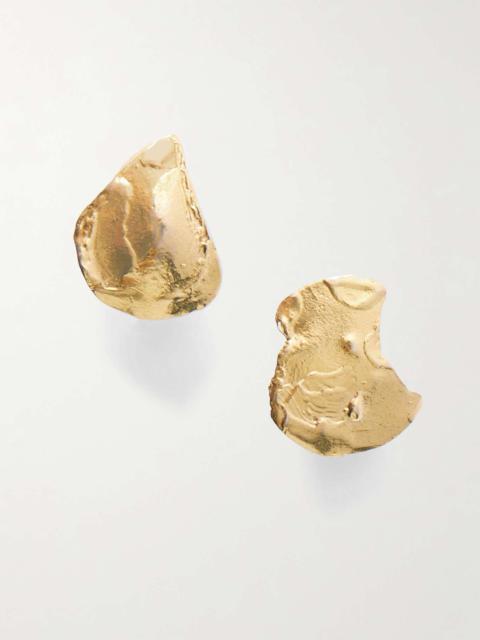ALIGHIERI The Starless Sky gold-plated earrings Gold