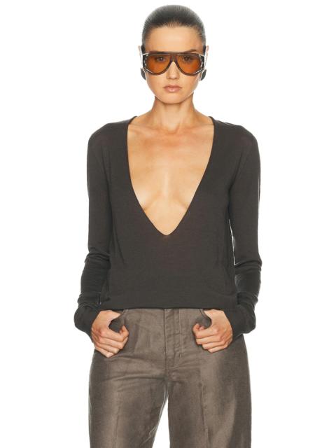 Rick Owens Extreme V-Neck Sweater