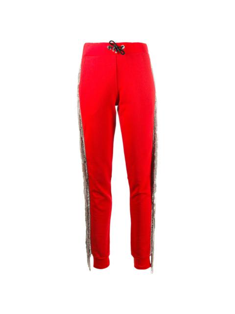 PHILIPP PLEIN crystal embellished jogging trousers