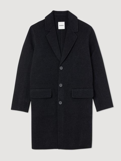 Sandro Straight-cut wool coat