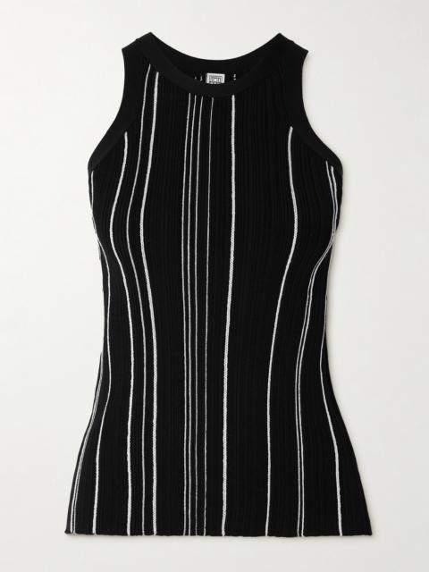 TOTEME Striped Ribbed-knit Tank