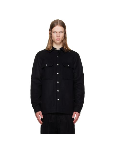 Rick Owens Black Tower Overshirt