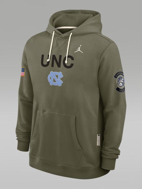 Jordan North Carolina 2025 Military Appreciation Men's Jordan Brand Dri-FIT College Pullover Hoodie