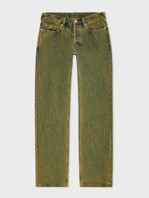 Paul Smith Green Overdyed Jeans