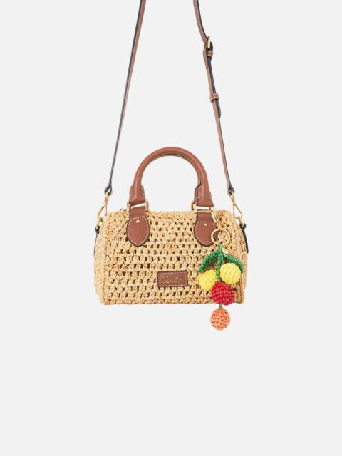 CAMILLA BARREL BAG WITH LEATHER TRIMS VA VA VINTAGE