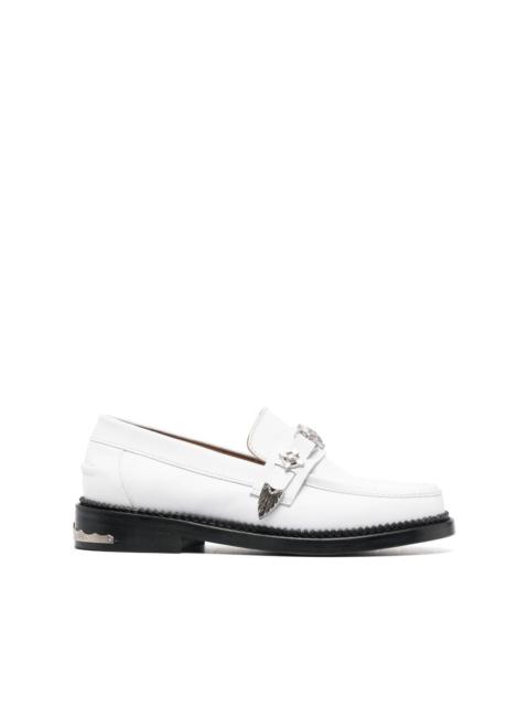 TOGA PULLA polished leather loafers