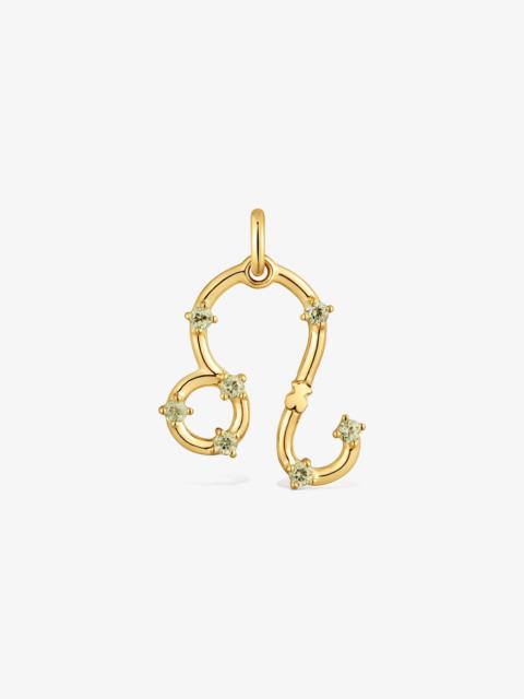 TOUS Leo Pendant with 18kt gold vermeil and peridot TOUS Zodiaco