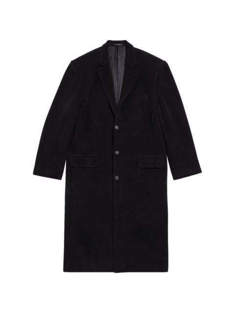 Oversized cashmere-blend coat