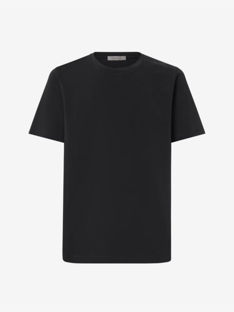 CORNELIANI Black crew neck stretch jersey t-shirt