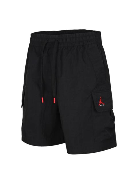 Jordan Air Jordan Brooklyn Woven Cargo Shorts 'Black University Red' IM8968-010