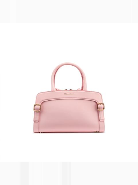 Santoni Pink leather handbag