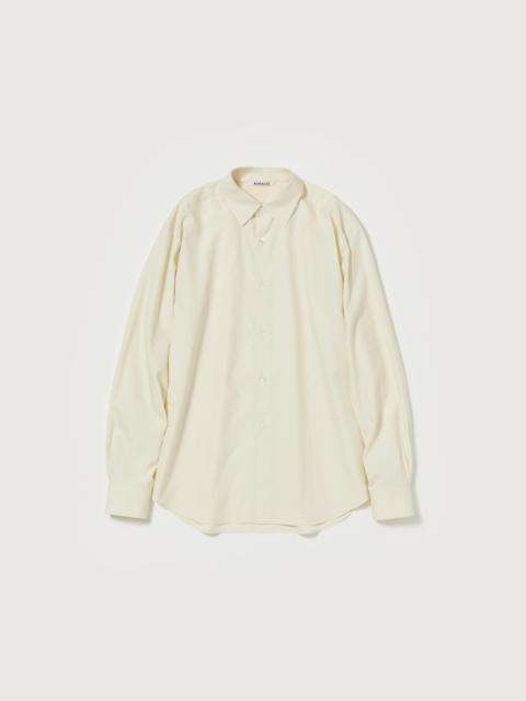 AURALEE WASHED FINX TWILL SHIRT