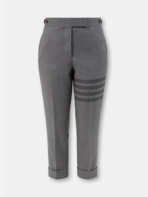 Thom Browne Medium Grey 4-Bar Trousers