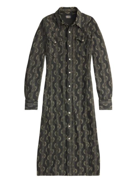 RRL by Ralph Lauren buttoned floral shirt dress