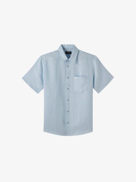 A.P.C. Bellini Logo short-sleeve shirt