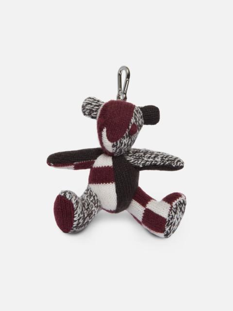 The Elder Statesman ELDER TEDDY SITTING KEYCHAIN CHARM