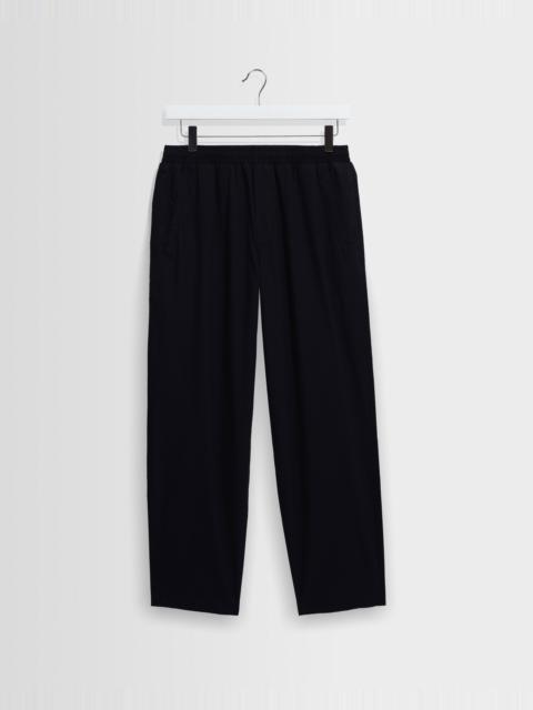 Wax London Tyne - Navy Cotton Poplin Loose Fit Trousers