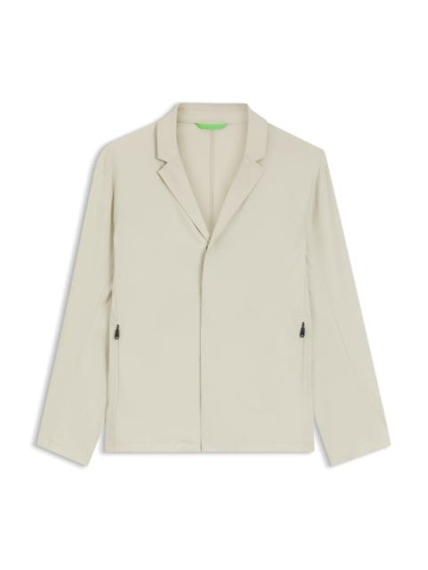 BOSS REGULAR-FIT JACKET IN WATER-REPELLENT STRETCH FABRIC
