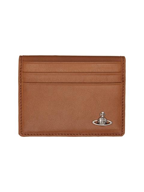 Vivienne Westwood Brown Bifold Man Card Holder