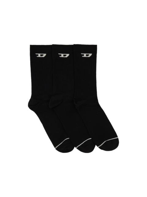 Diesel Set Of Three Socks