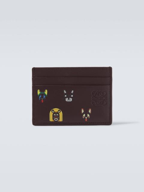 Loewe x Louis Wain leather card holder