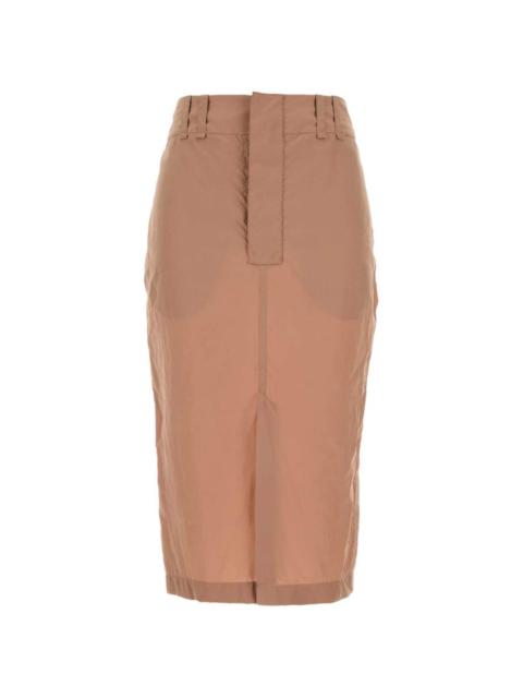 SAINT LAURENT crepe skirt