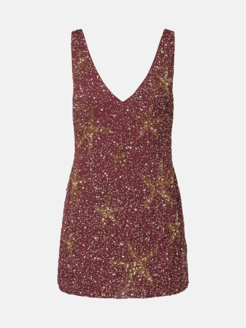 RIXO Christabel embellished minidress