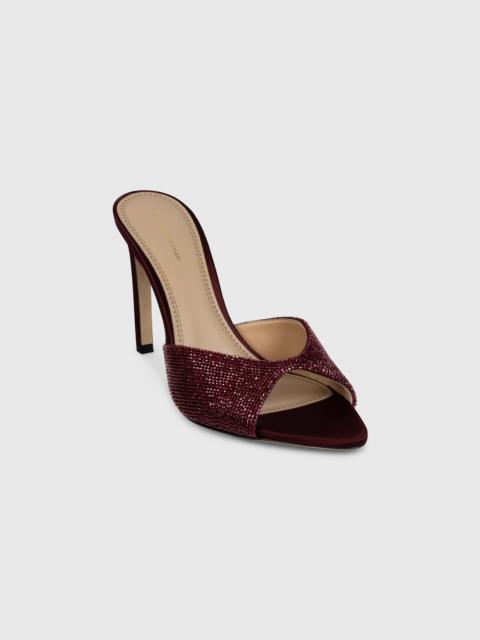 Victoria Beckham Harlow Open Toe Mule 100 Beaded Satin