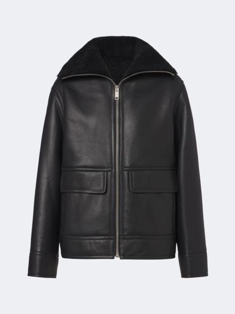 Yves Salomon Shearling-lined leather jacket