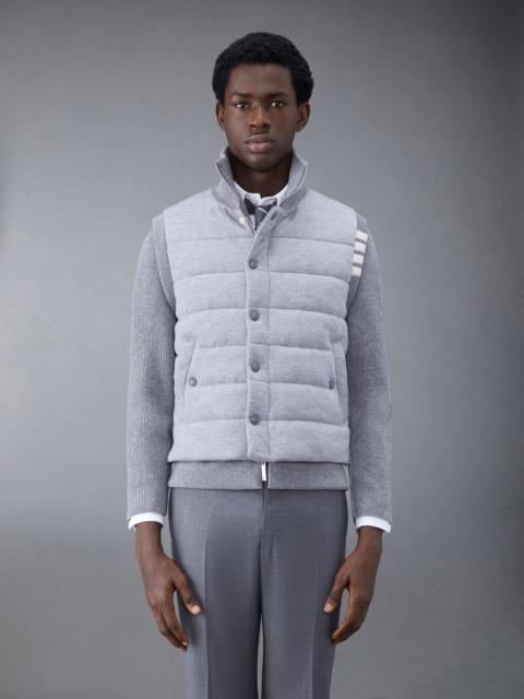 Thom Browne padded press-stud fastening jacket - Grey