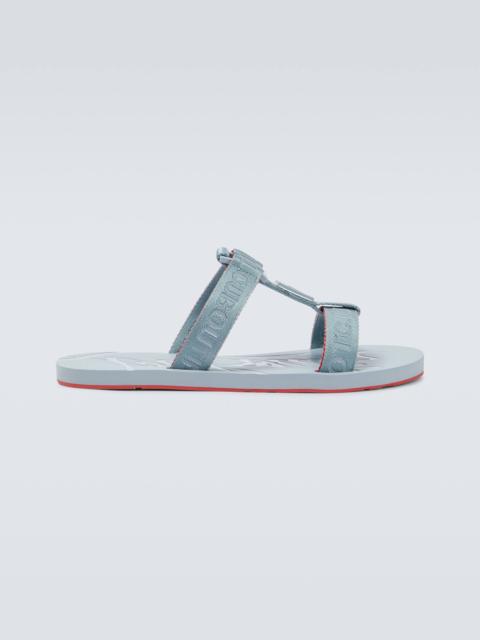 Christian Louboutin Surf jacquard sandals