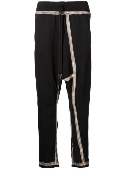 Boris Bidjan Saberi panelled drawstring-waist track pants