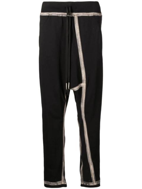 Boris Bidjan Saberi panelled drawstring-waist track pants