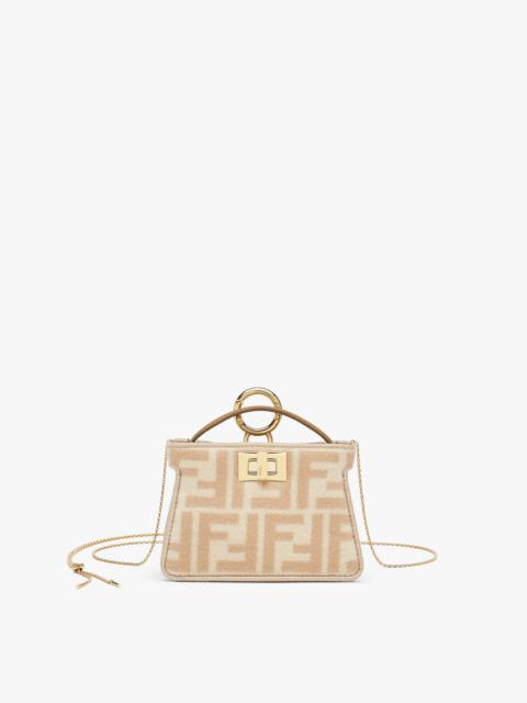 FENDI Beige wool charm