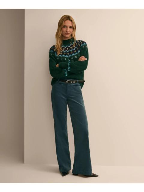 Brooks Brothers Cotton Blend Corduroy Flare Pants