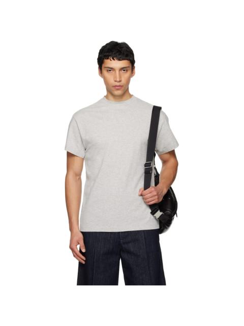 Jil Sander Three-Pack Gray Short-Sleeved T-shirts